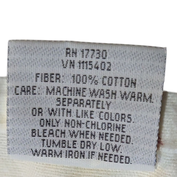 Woolrich Twin Flannel Flat Sheet Ivory Leaves Premium Weight cotton Cottagecore - Picture 2 of 4